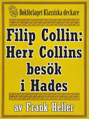 cover image of Filip Collin: Herr Collins besök i Hades